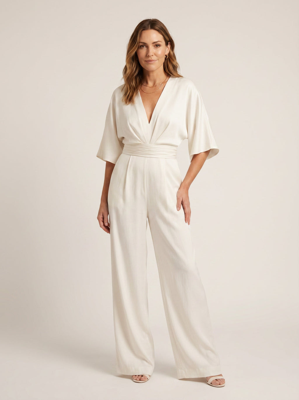 Serena | Women's Wrap Jumpsuit for Wedding Guests