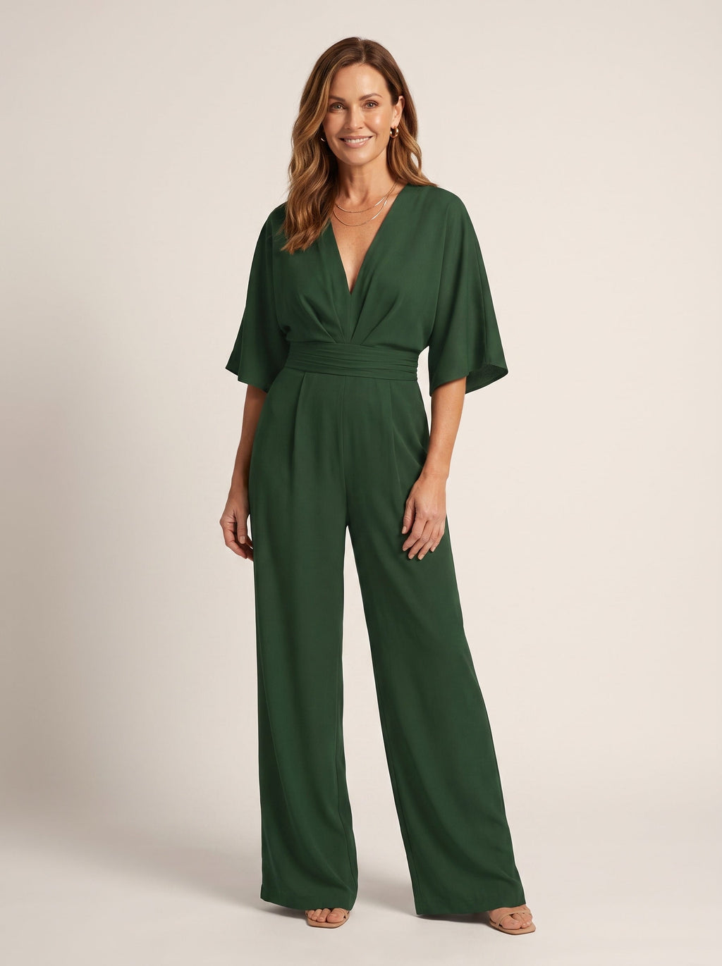 Serena | Women's Wrap Jumpsuit for Wedding Guests