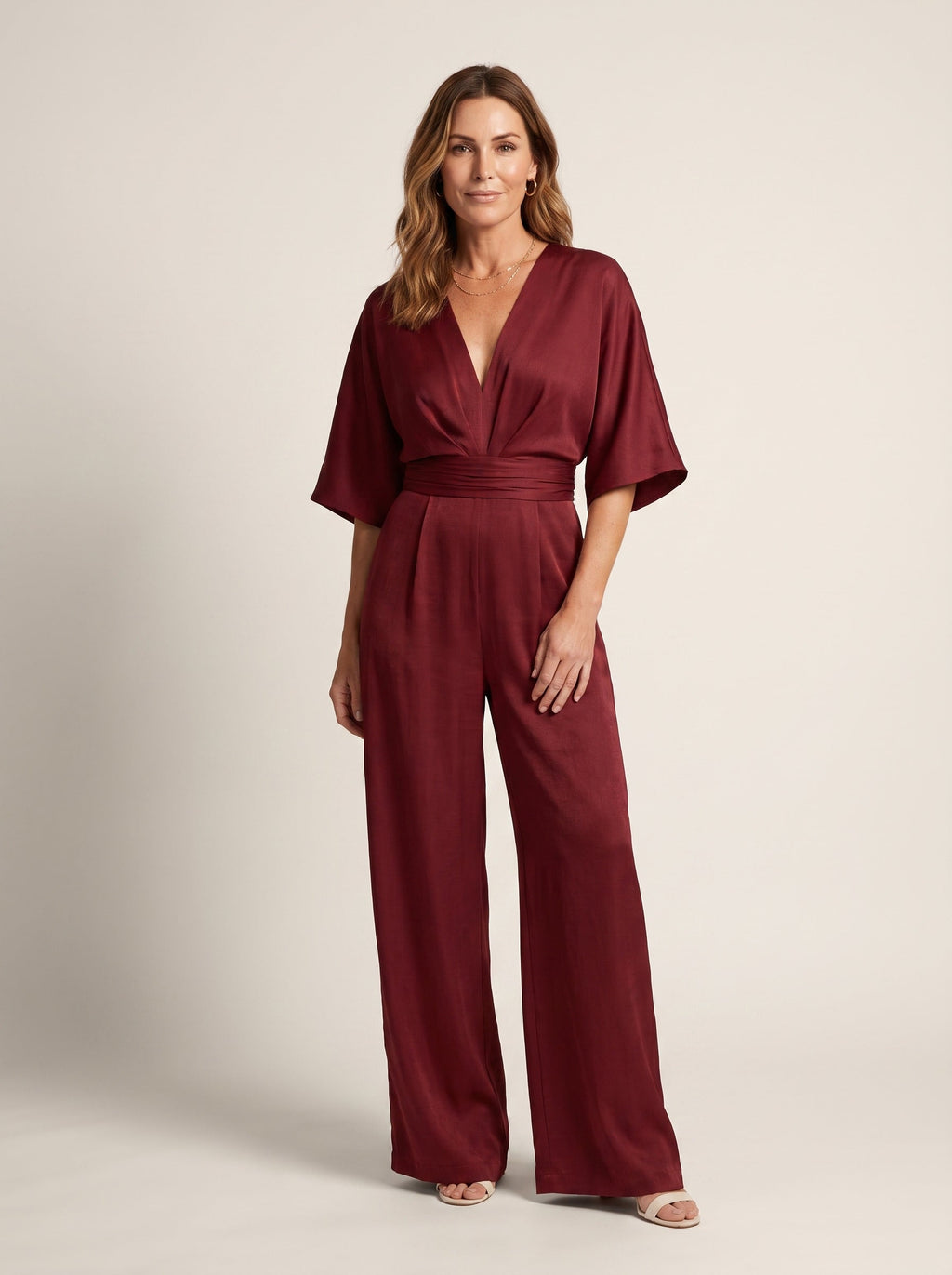Serena | Women's Wrap Jumpsuit for Wedding Guests
