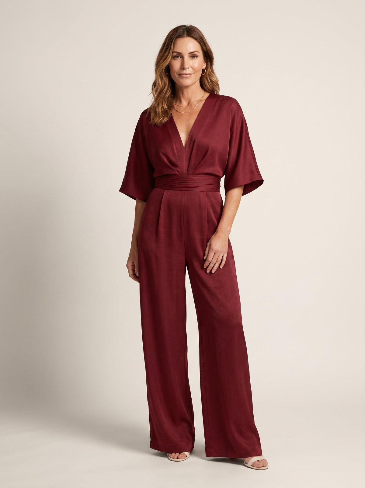 Serena | Women's Wrap Jumpsuit for Wedding Guests
